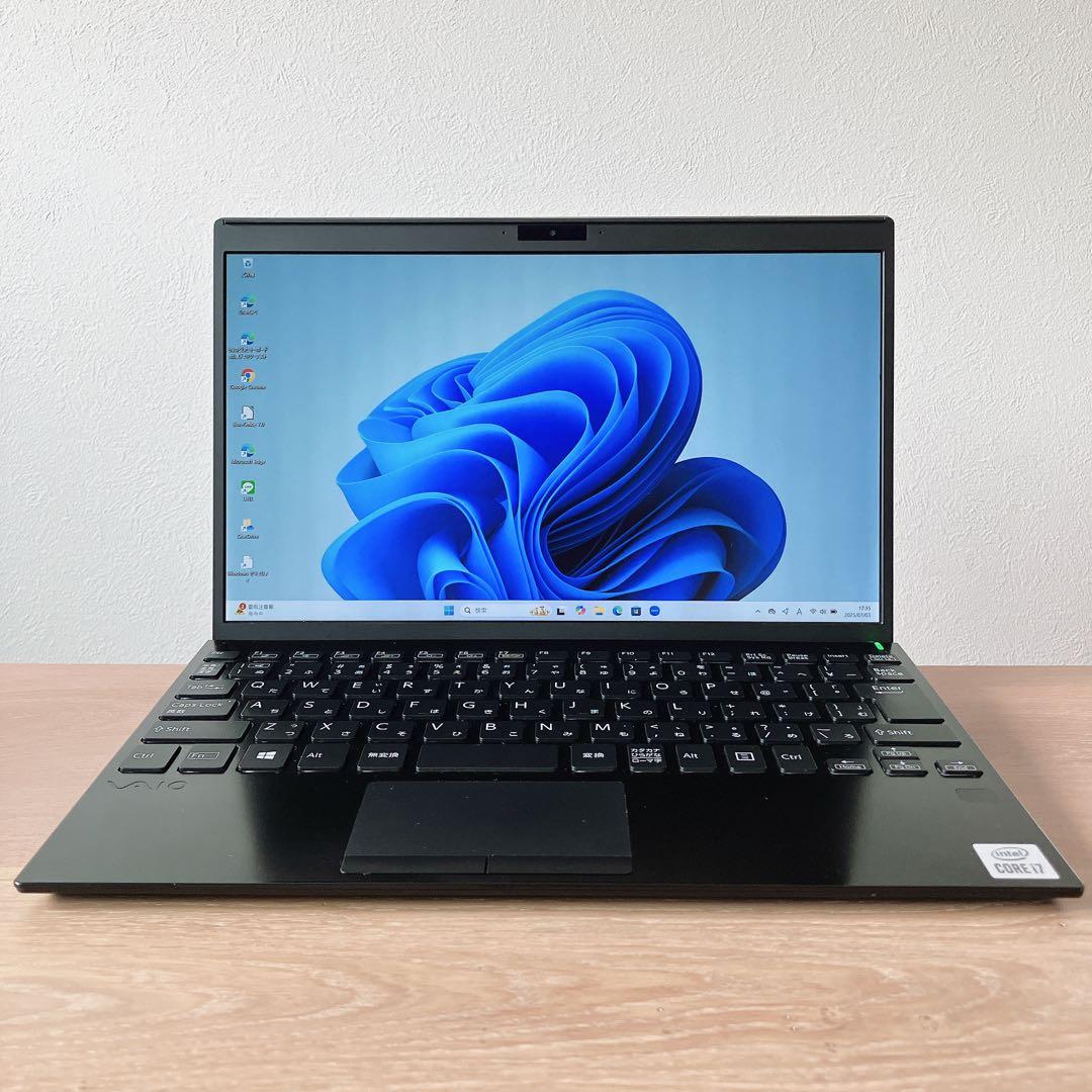 VAIO/バッテリー良好/16GB/Win11/Corei7/ノートパソコン