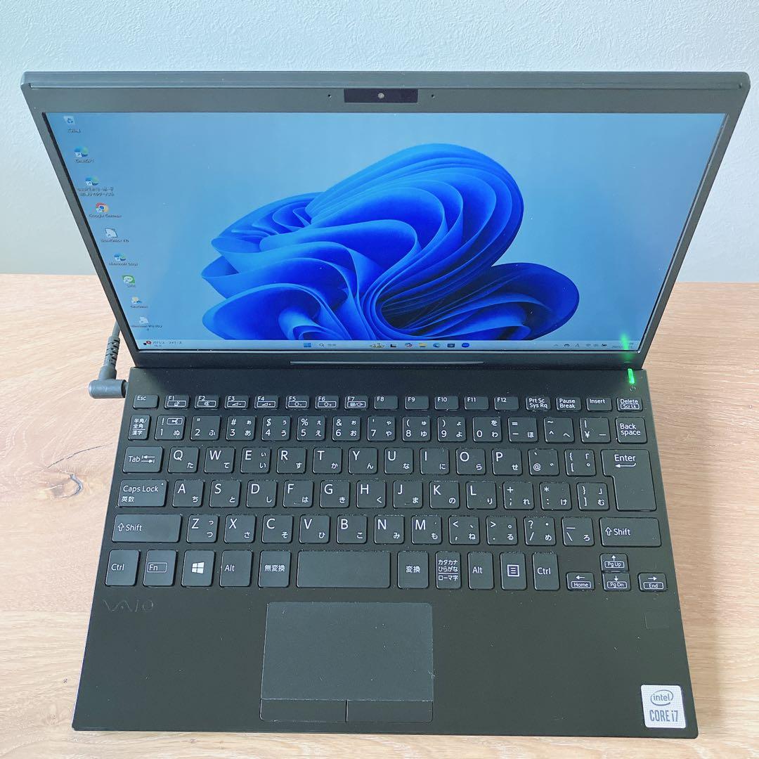 VAIO/バッテリー良好/16GB/Win11/Corei7/ノートパソコン