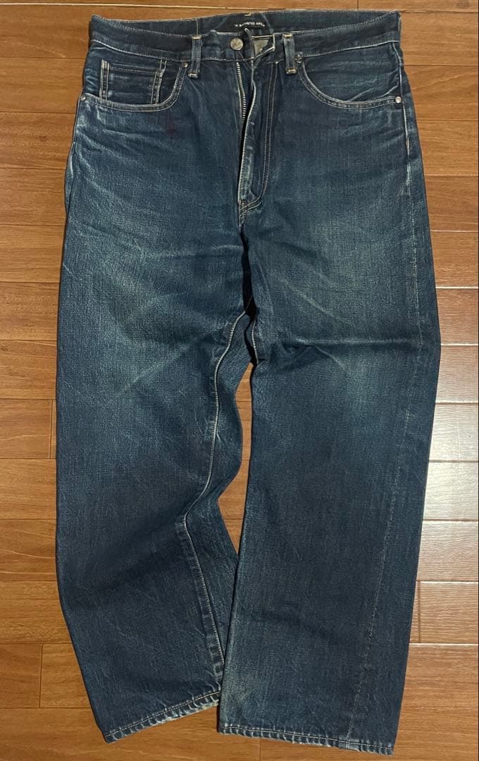 BAPE 濃紺デニム ストレートパンツ