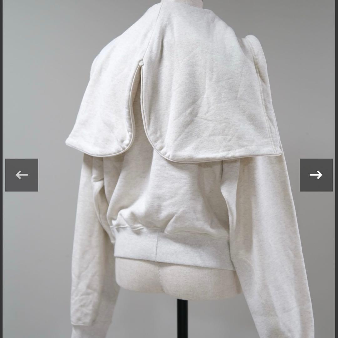 試着のみ　junmikami ジュンミカミ フードスウェットパーカー