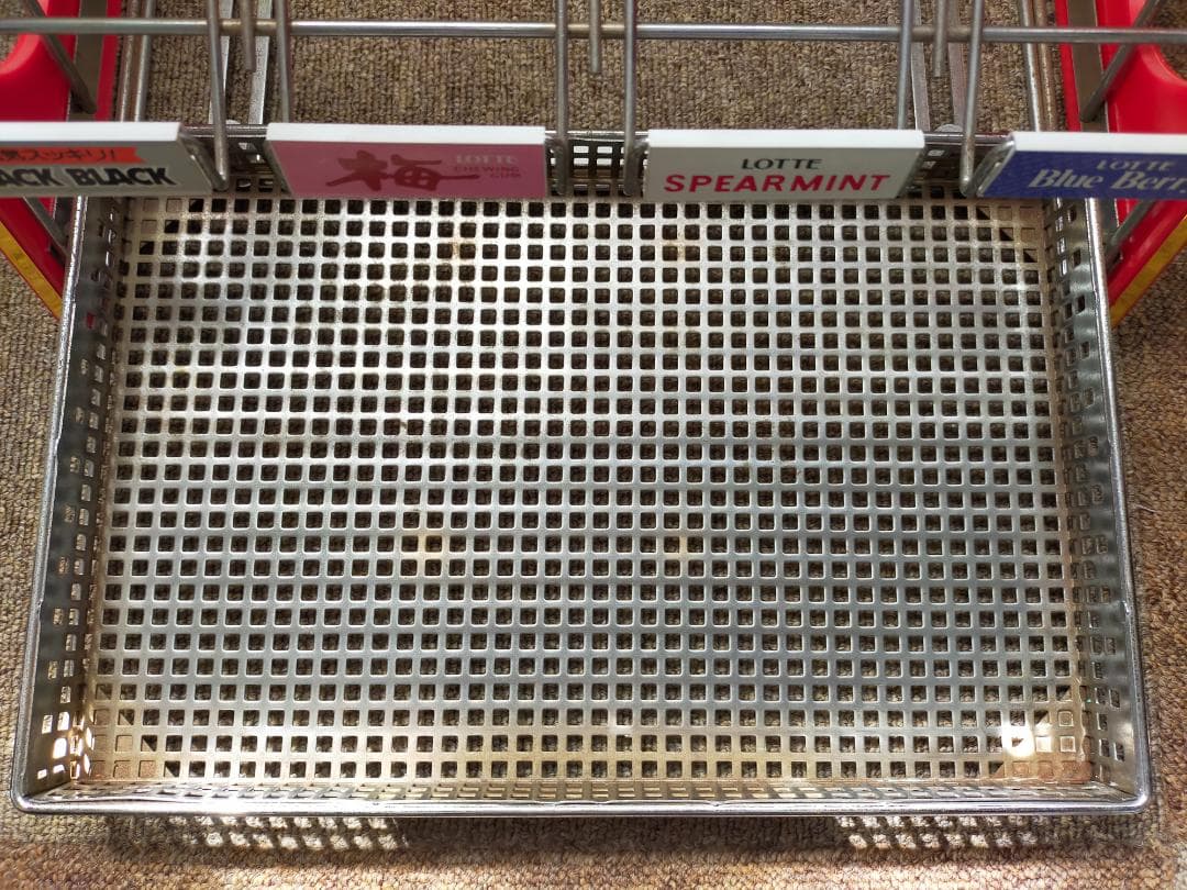 ロッテガム陳列棚　什器 　ディスプレイケース　レトロ