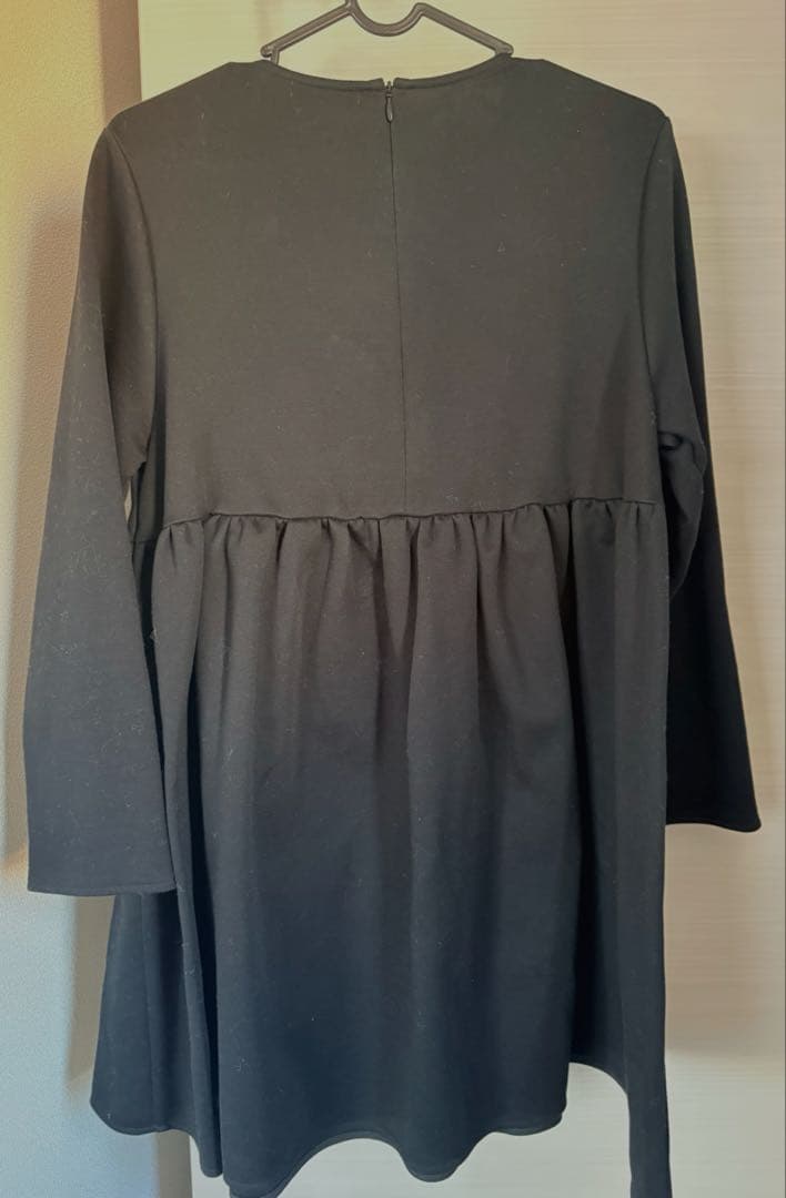 【新品未使用】 Yori ダンボールニットチュニック F ブラック(値札なし)