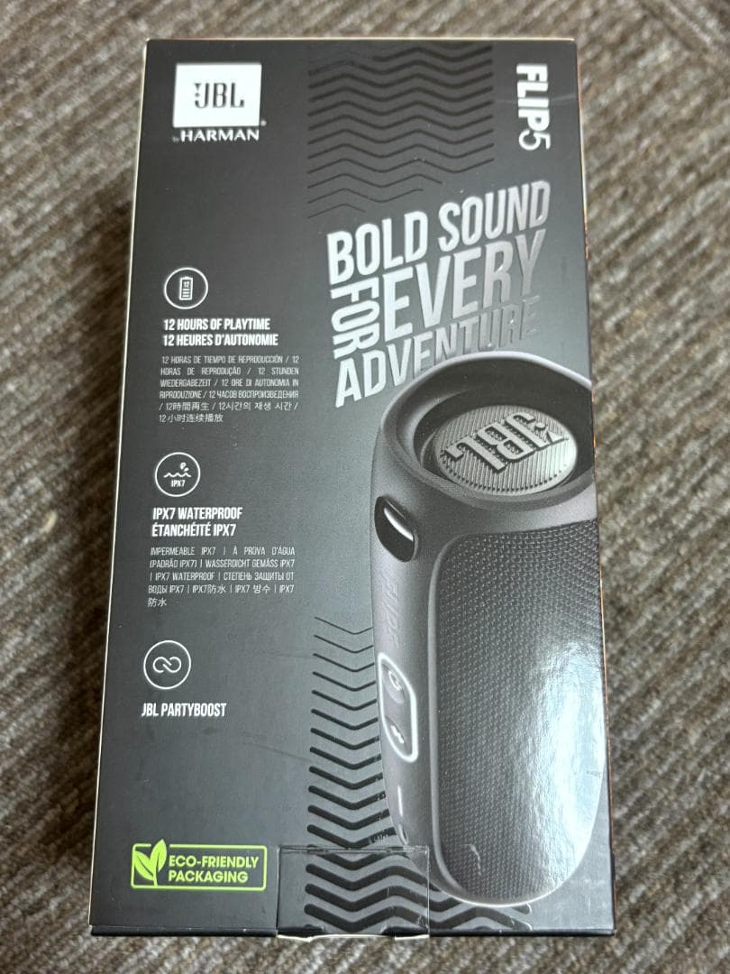 未使用品　JBL FLIP5 ワイヤレススピーカー