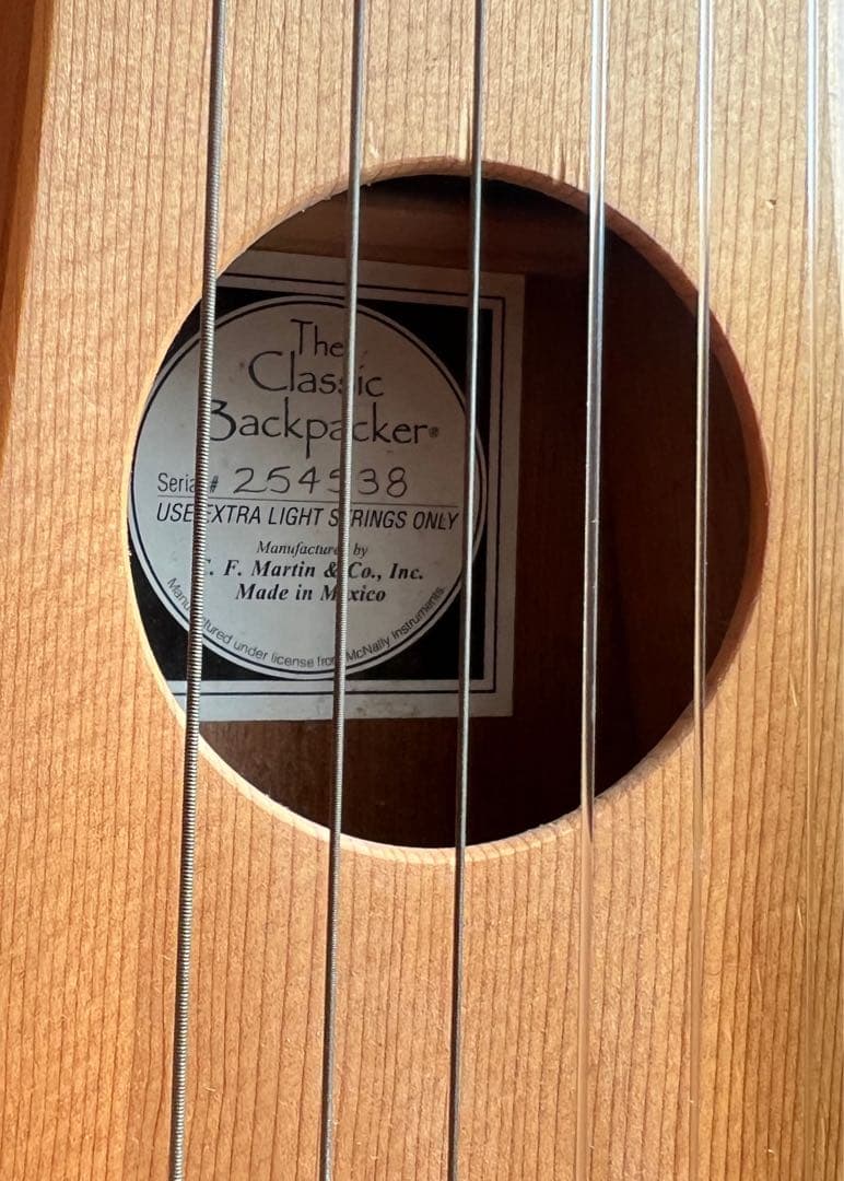 p*6様 Martin BACKPACKER トラベルギター　エレアコ（専用ケー