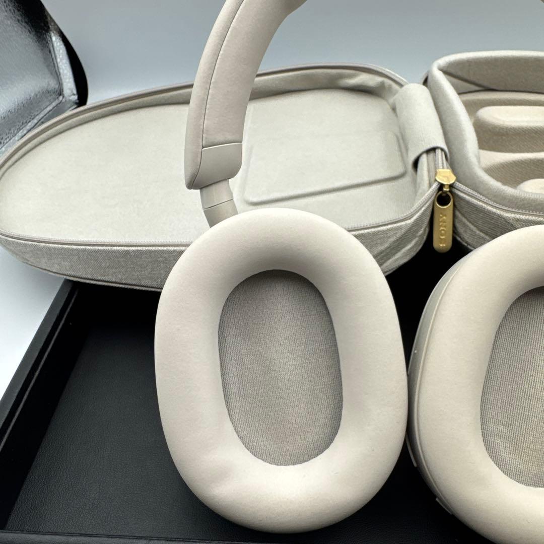 SONY ワイヤレスヘッドホン グレー ケース付き