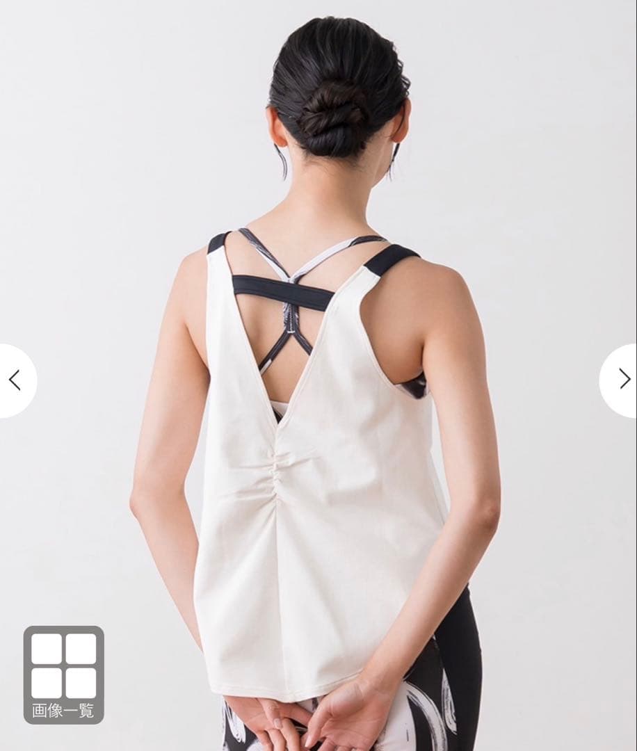 【SUKALA】ハートプリントセパレートタンクトップ LAVA Sサイズ ヨガ