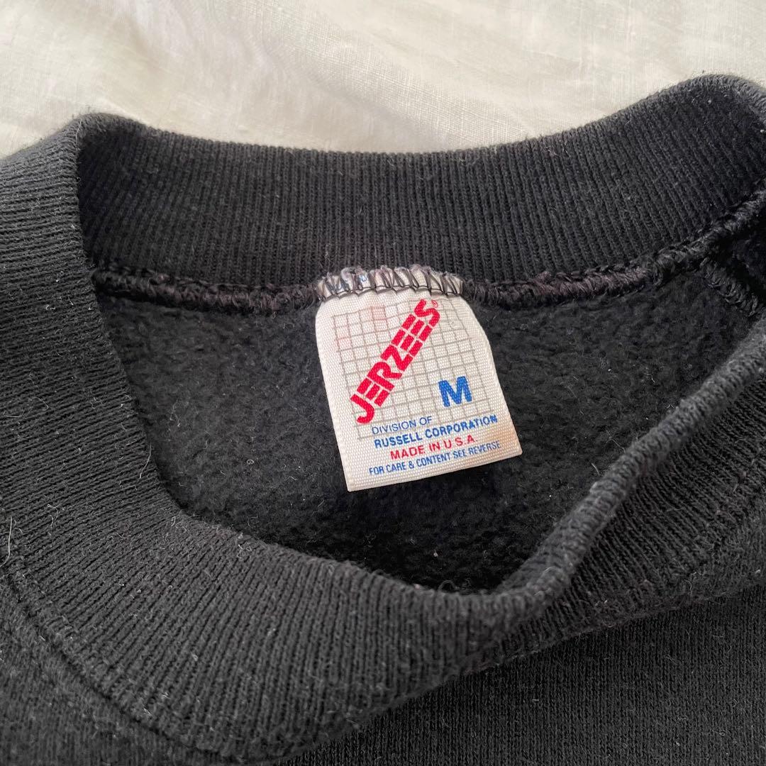 90's USA製 ラッセル スウェット M ブラックボディー
