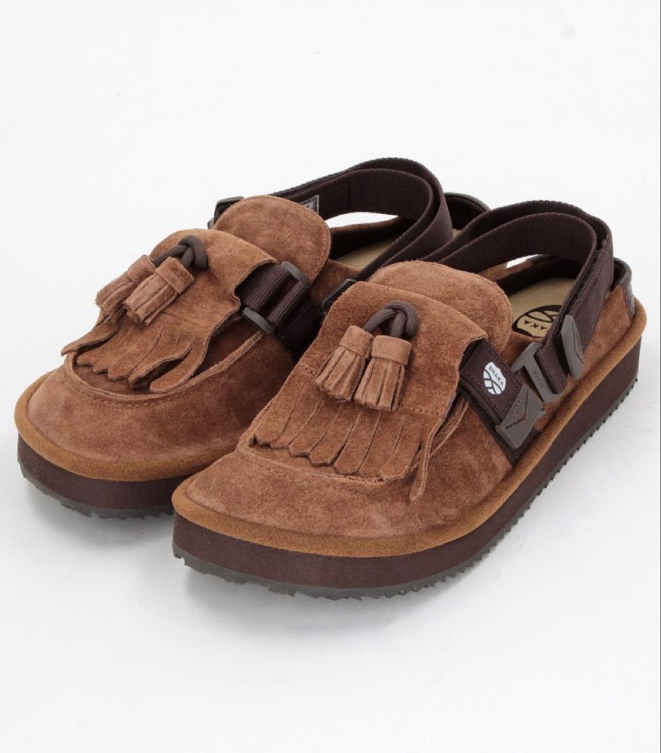 靴 climbing papaSHAKA MOC MULE TASSEL