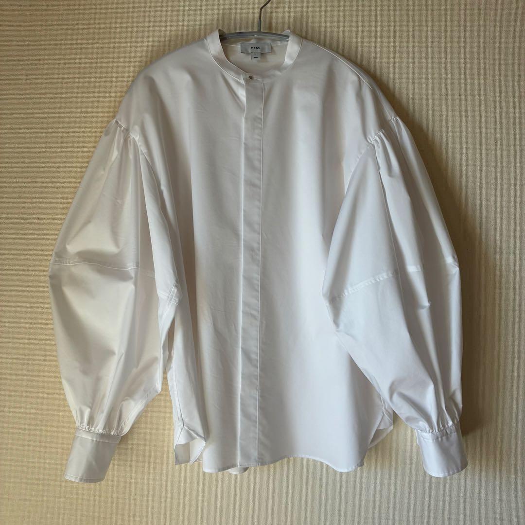 HYKE ハイク T/C BALLOON SLEEVE BLOUSE