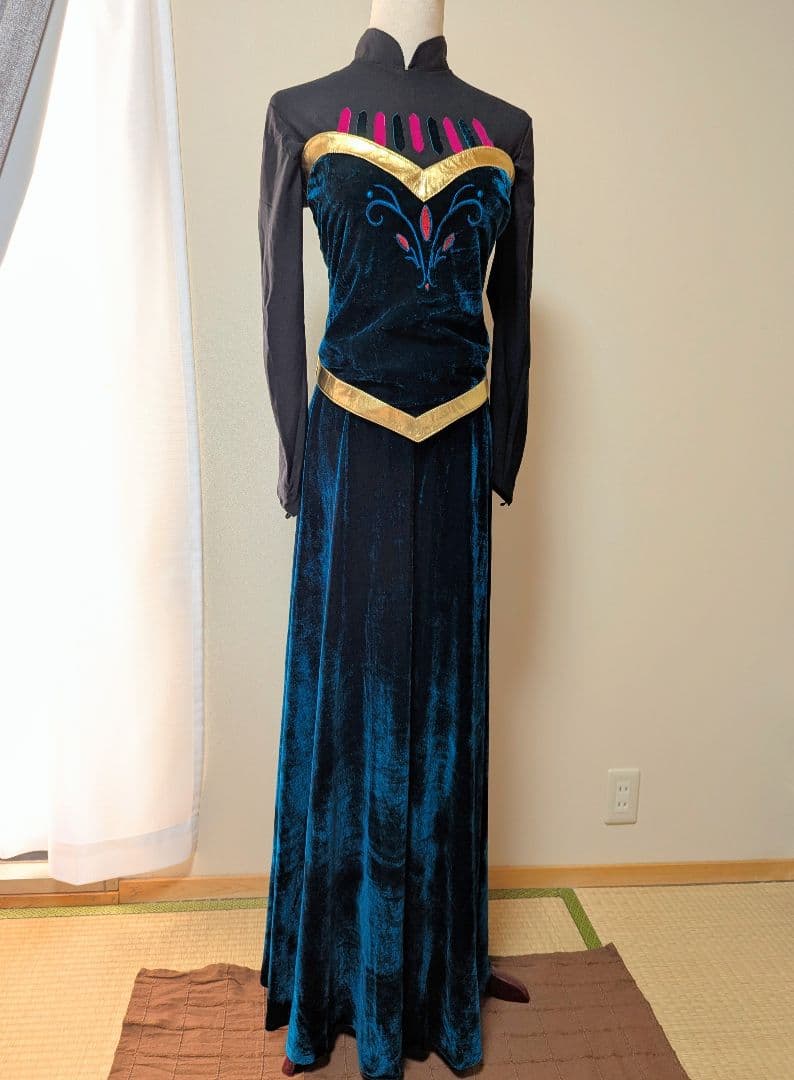 アナ雪コスプレ衣装　エルサ　戴冠式　Dハロ