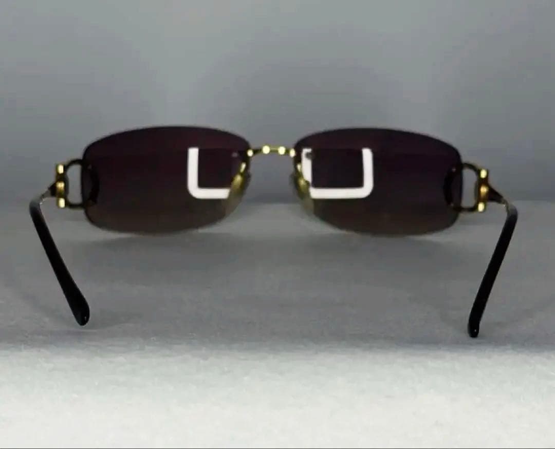 ❣️即発送❣️【美品】BVLGARI ブルガリ ゴールド リムレス サングラス