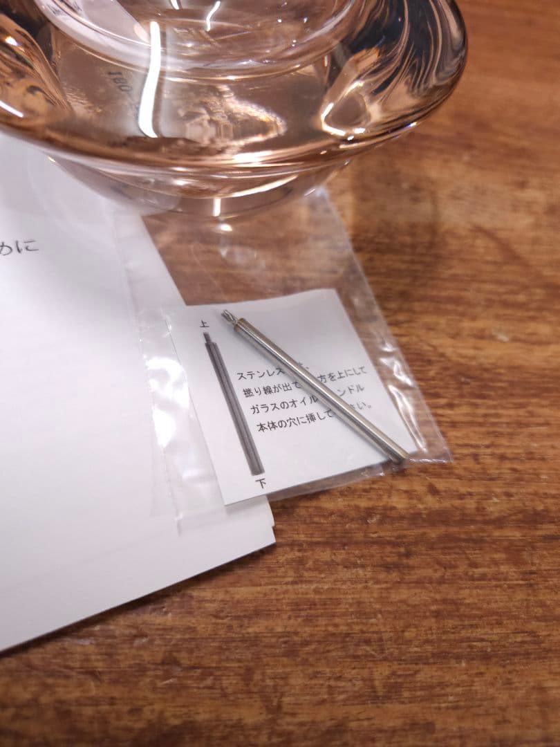 5点 狩野智宏 作 オイルランプ ガラス キャンドル TOHKA 狩野派 未使用