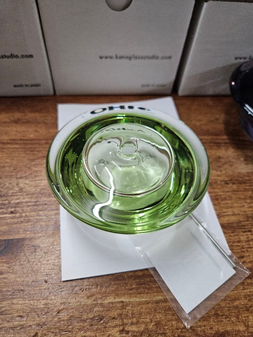 5点 狩野智宏 作 オイルランプ ガラス キャンドル TOHKA 狩野派 未使用