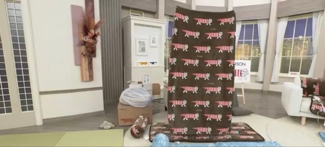 リサラーソン マイキー柄 電気マット あったかごろ寝マットクッション付き