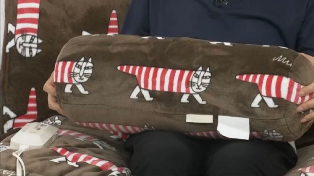 リサラーソン マイキー柄 電気マット あったかごろ寝マットクッション付き