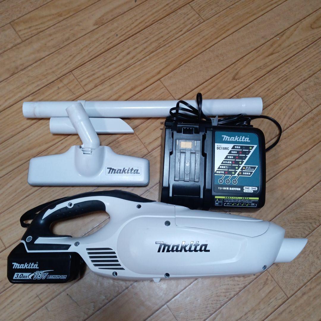 マキタ18V充電式クリーナーCL182FD 純正バッテリー、純正急速充電器付