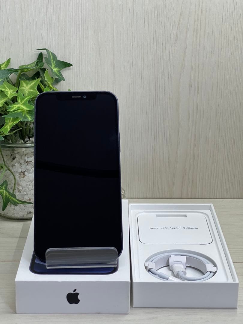 ✅【美品】【100％】⭐️iPhone 12 ブラック 128GB❣️SIMフリー