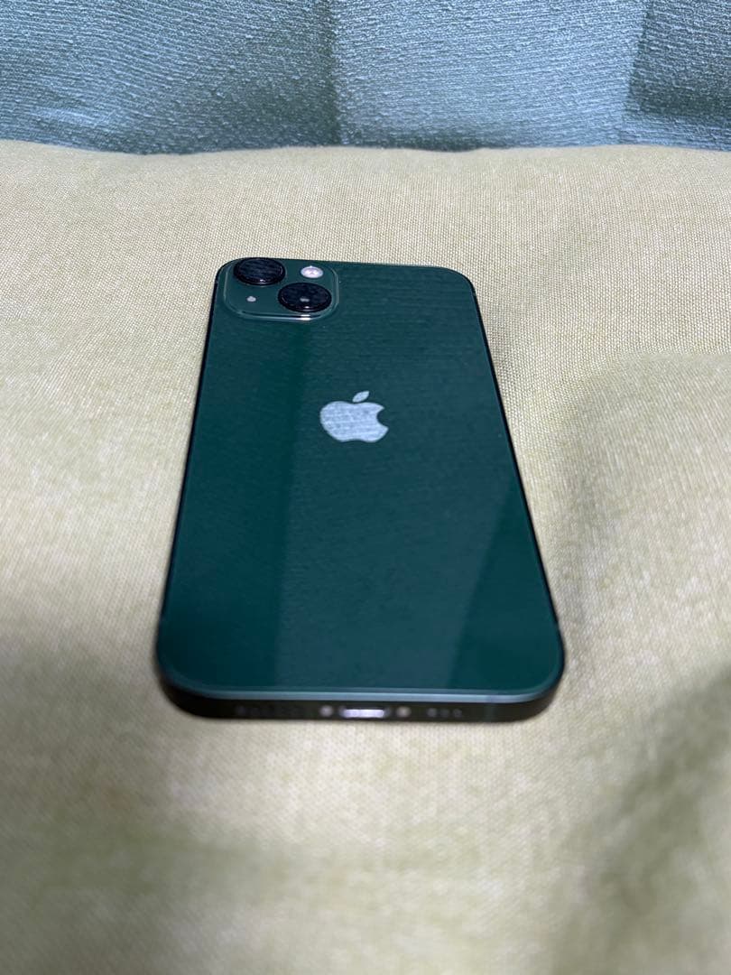 iPhone13 128GB グリーン　保護フィルム付き