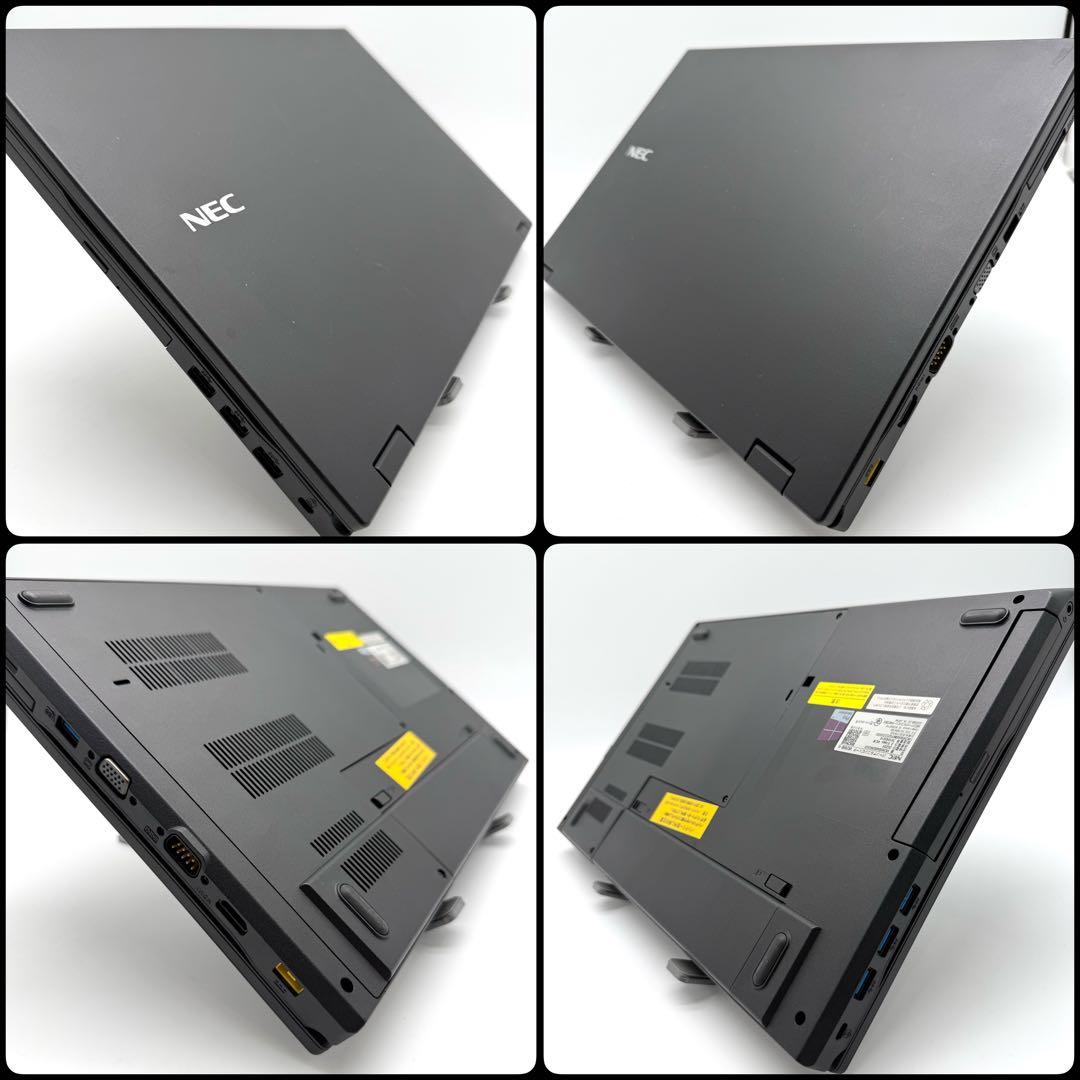 NECノートパソコン i7 16GB 新品SSD512 カメラ DVD テストA