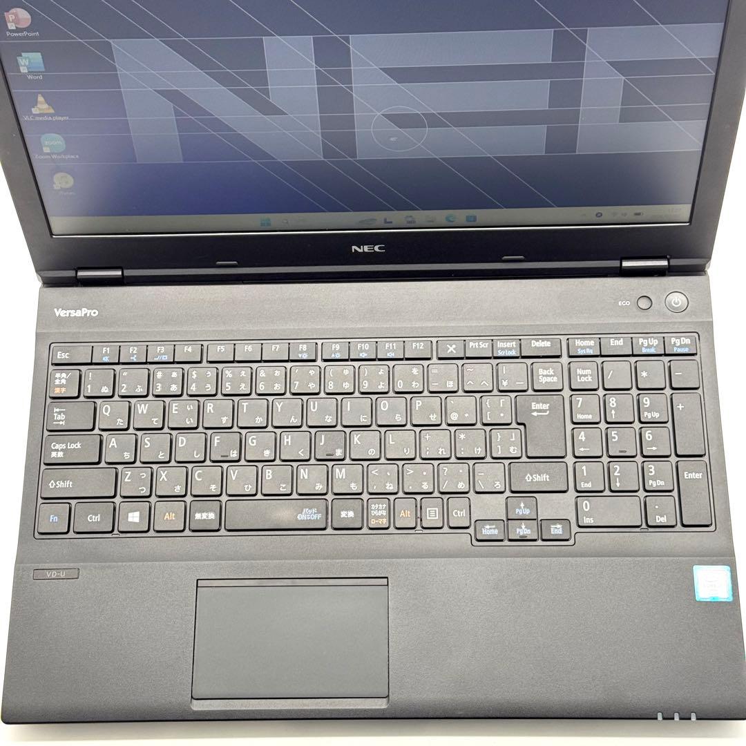 NECノートパソコン i7 16GB 新品SSD512 カメラ DVD テストA