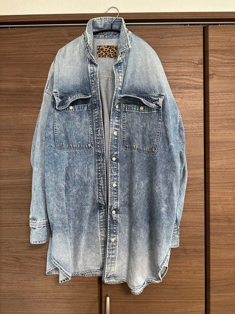 ウィムガゼット　11ozケミカルデニムシャツ