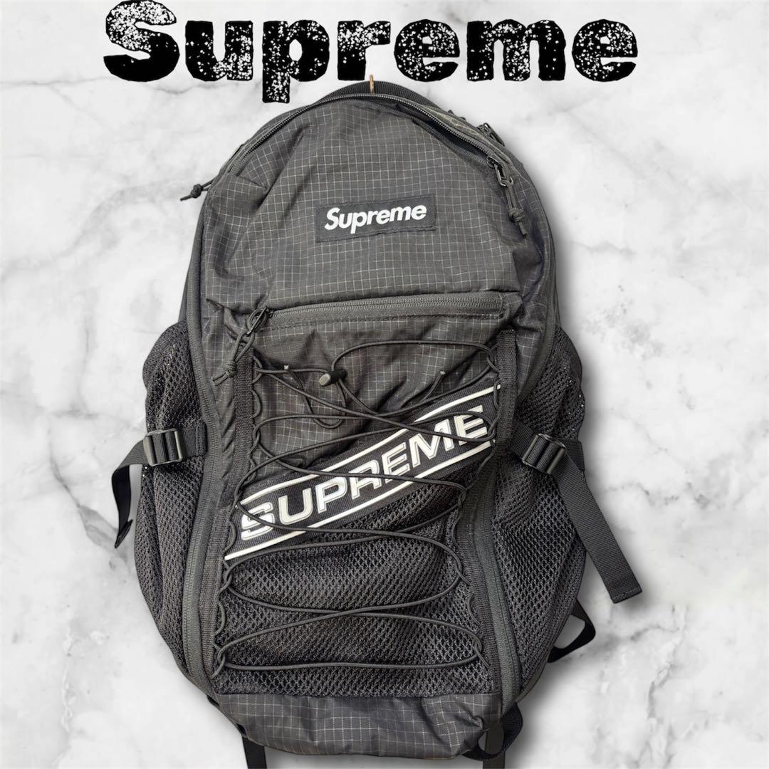 【Supreme】Backpack 2023FW”Black “