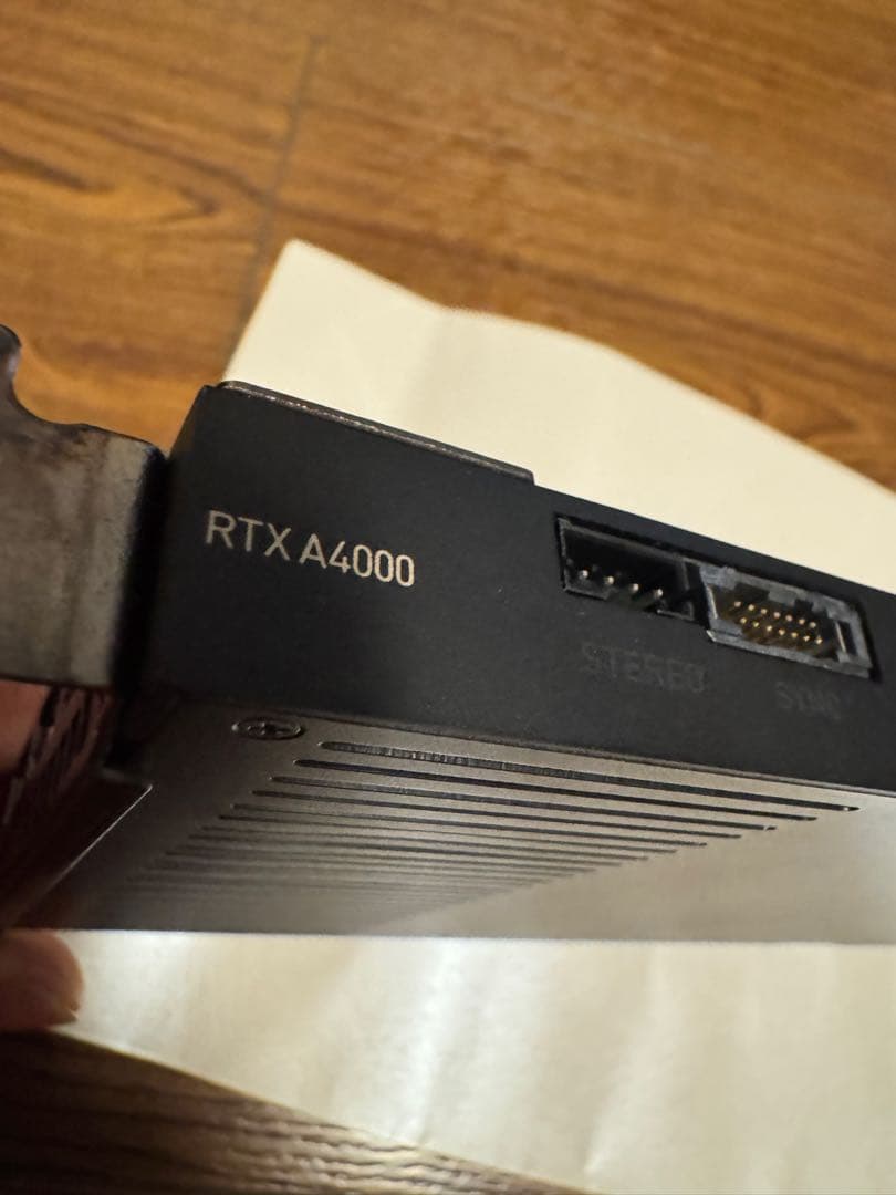 グラフィックボード・グラボ・ビデオカード NVIDIA RTX A4000 NVRTXA4000 PCIExp 16GB
