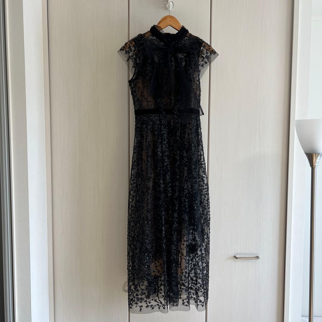 FRAYI.D フレイアイディーグリッターシークインドレス