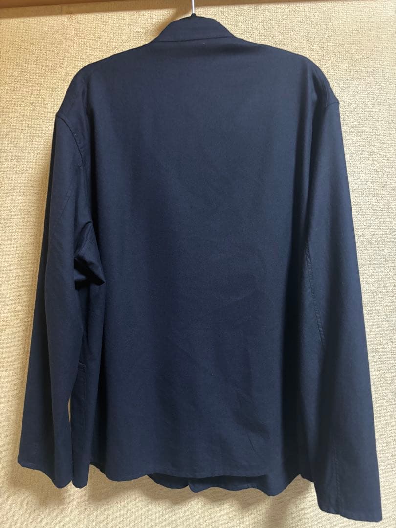 COMOLI 21AWウールフラノスタンドカラージャケットセットアップ