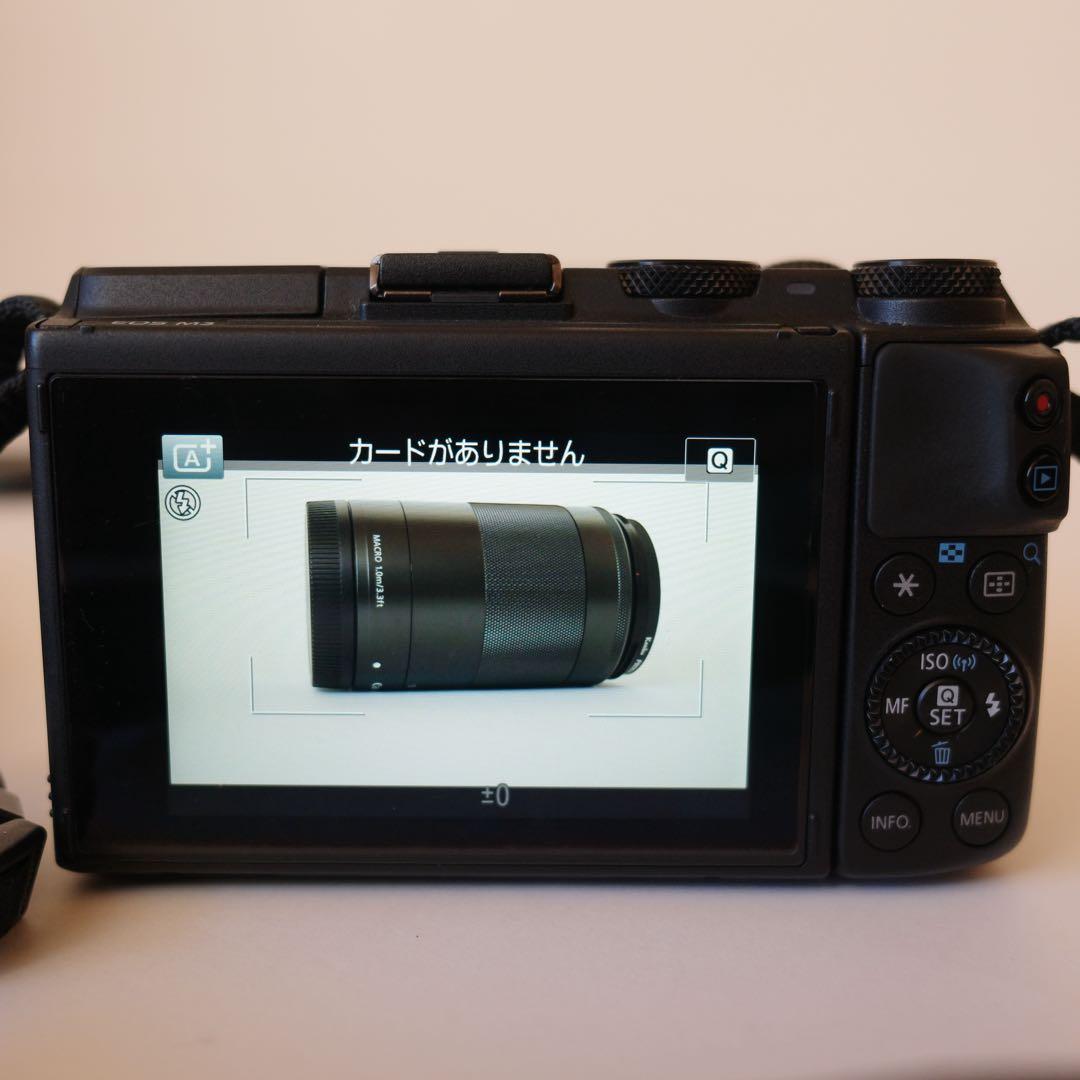 CANON EOS M3 ダブルズームキット ミラーレス一眼