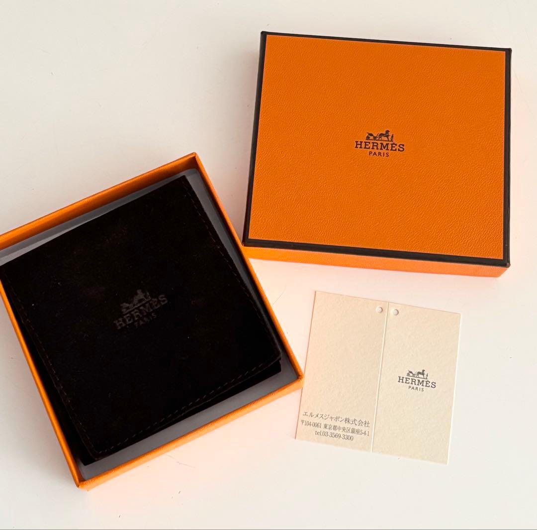 HERMESビーアピ 2連リバーシブルブレスレット「エトゥープ」SV 試着のみ