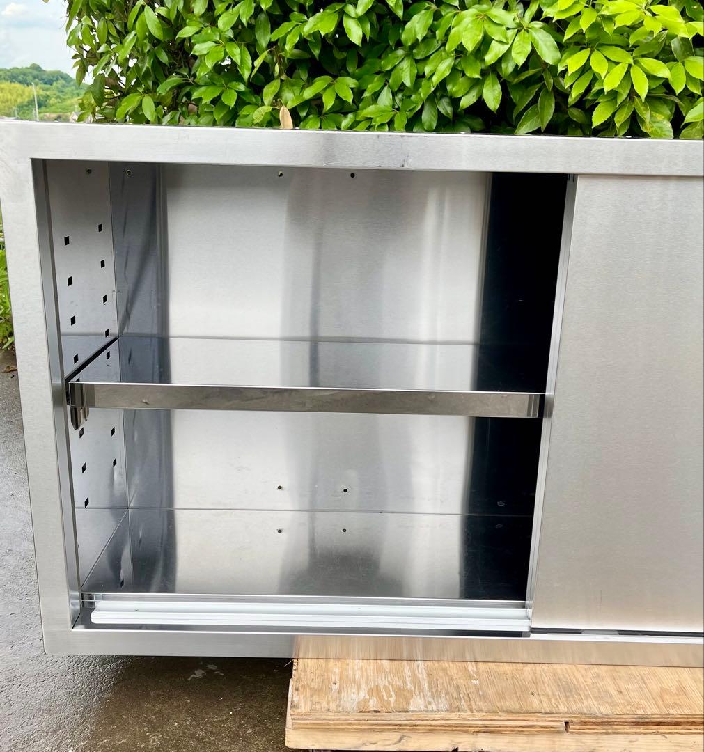 ステンレス吊り戸棚　吊り棚　食器棚　1200×300×600