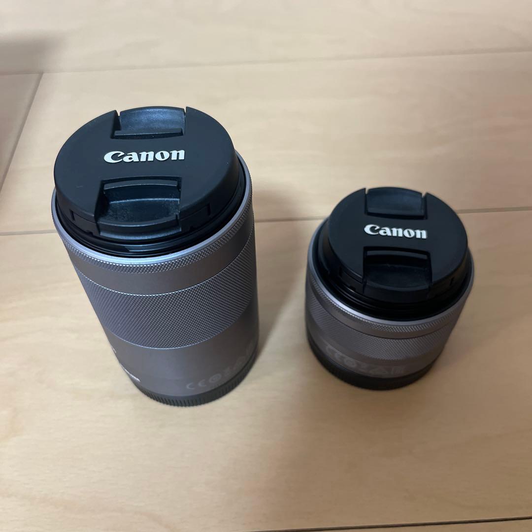 Canon EOS Kiss M ホワイト レンズ2本付き