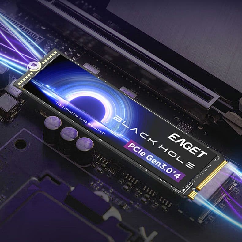 内蔵型SSD EAGET M.2 NVMe SSD 512GB PCIe3.0 TLC