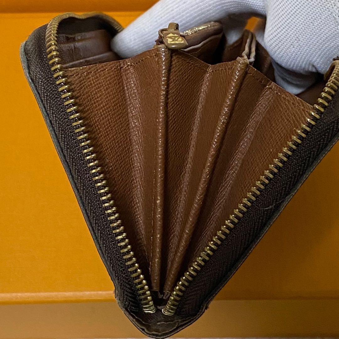 ルイヴィトン　ジッピーウォレット　モノグラム　長財布　ラウンドジップ