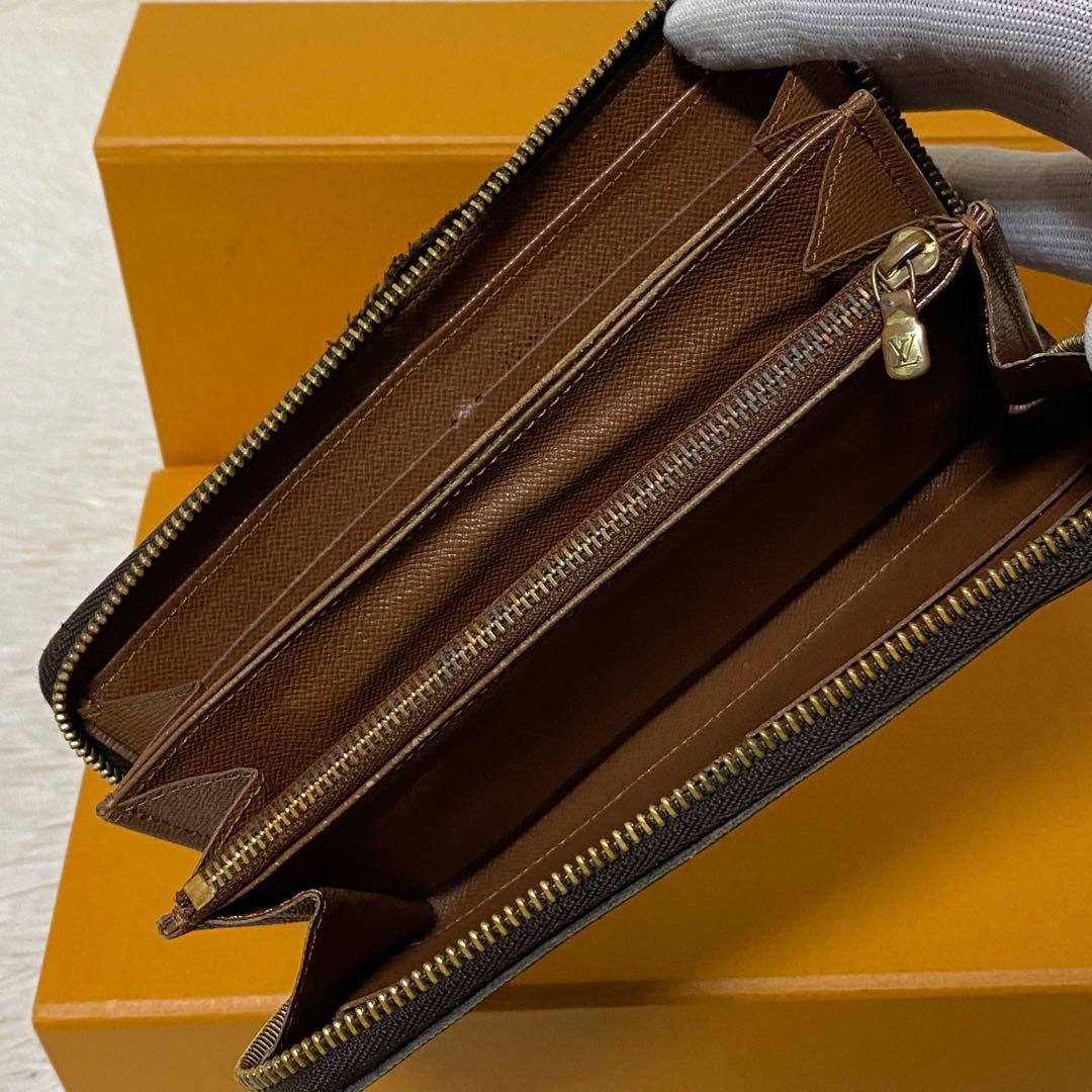 ルイヴィトン　ジッピーウォレット　モノグラム　長財布　ラウンドジップ