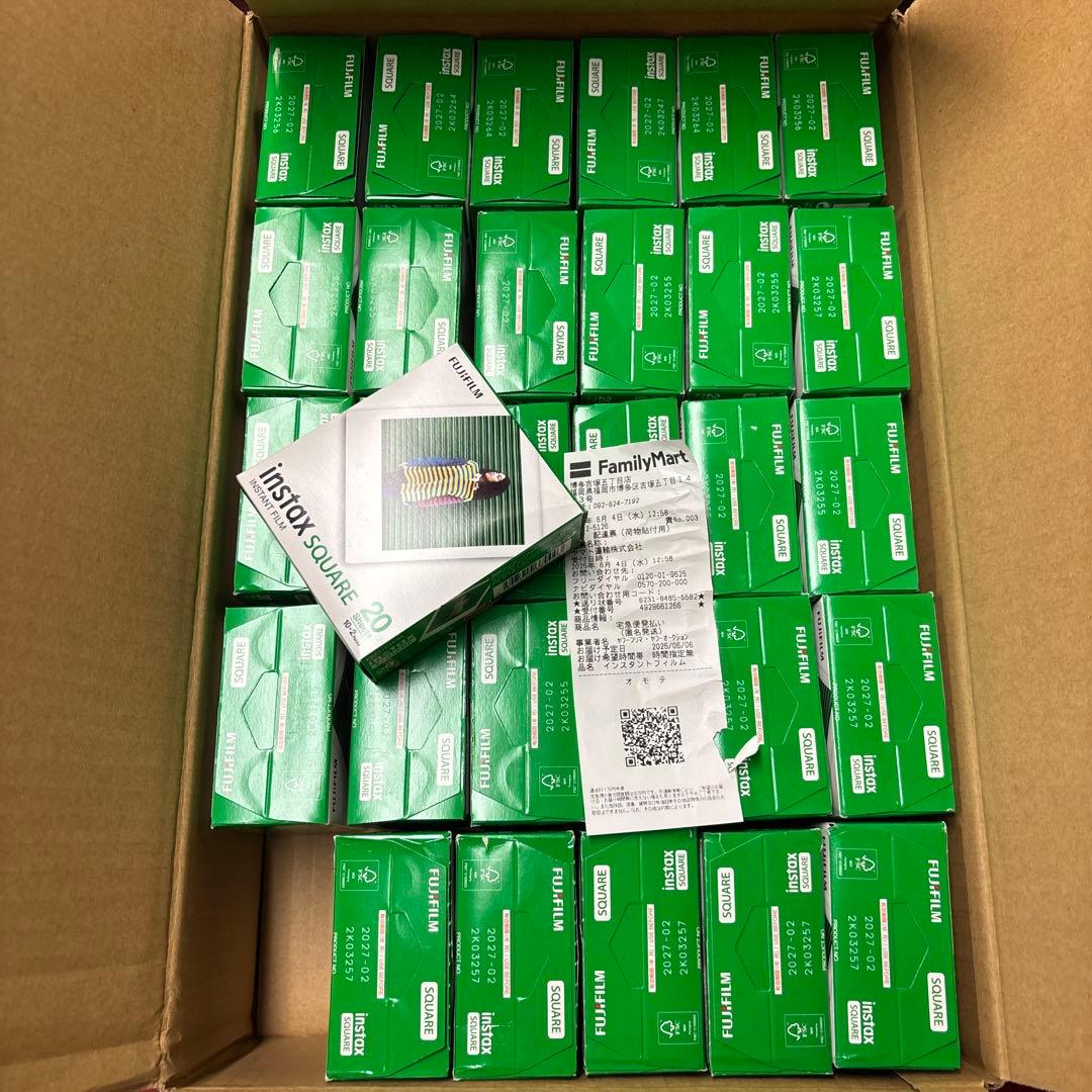 富士フイルム instax SQUARE 20 フィルム 30パック