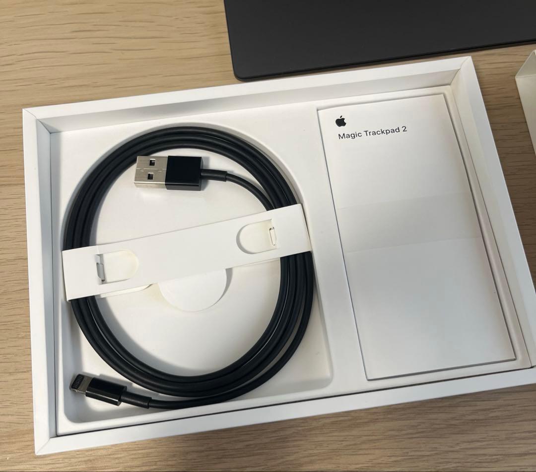 MagicTrackpad2 スペースグレイ lightningケーブル