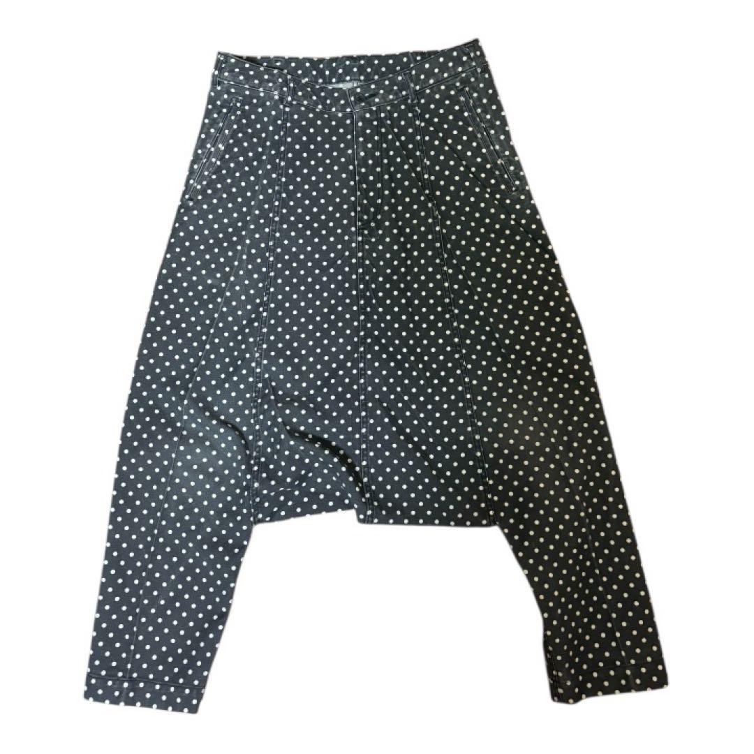 BLACK COMME des GARÇONS ドット柄サルエルパンツ M