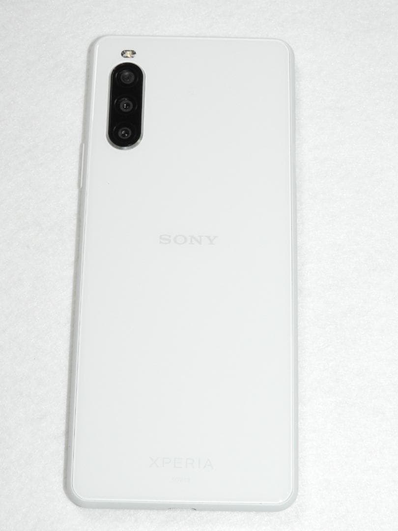 良品 SONY Xperia 10 II SOV43 ホワイト SIMフリー