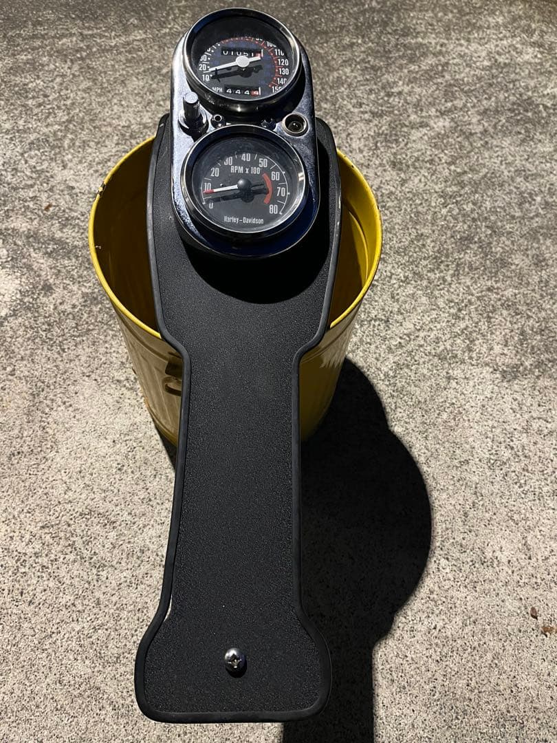 ハーレー　分割タンクカバー　メーターパネル　ショベル　ローライダー　FLH FX