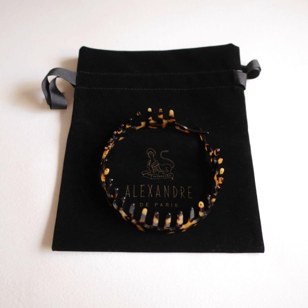 ALEXANDRE DE PARIS アレクサンドルドゥパリ 櫛形カチューシャ