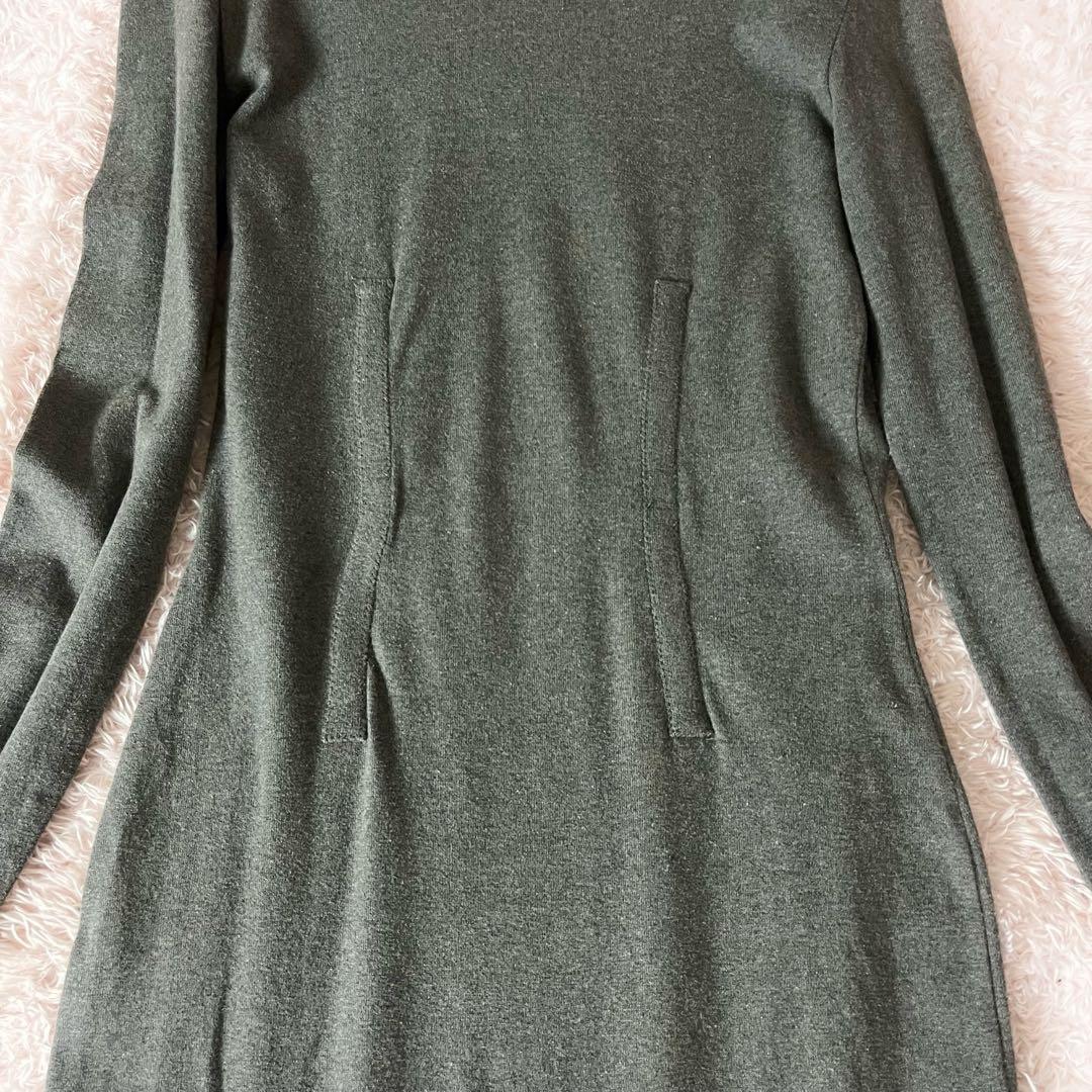 ︎✖︎ ジャンポールゴルチエ ロング ワンピース コットン ニット グレー L