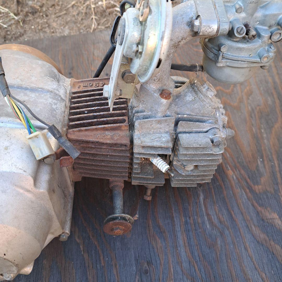 ホンダ C50カブ エンジン キャブレター付き ジャンク