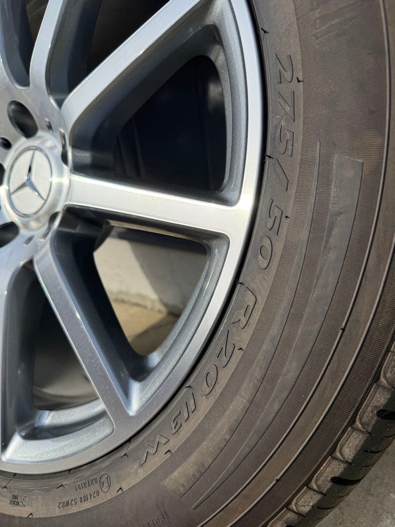 メルセデスAMG Gクラス G63 純正ホイール ピレリ 275/50R20