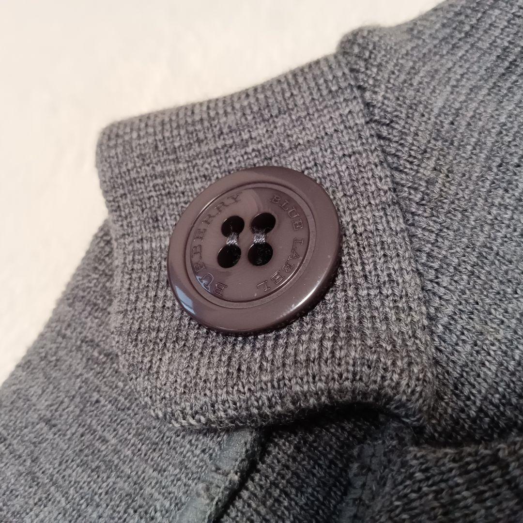 BURBERRY　バーバリーブルーレーベル　ニットワンピース　ドッキング　ベルト