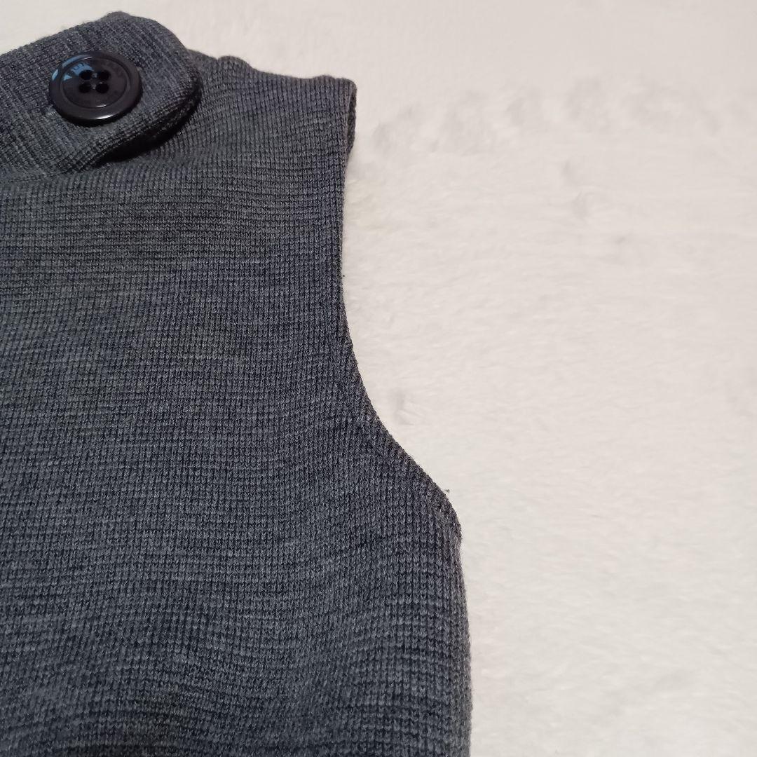 BURBERRY　バーバリーブルーレーベル　ニットワンピース　ドッキング　ベルト