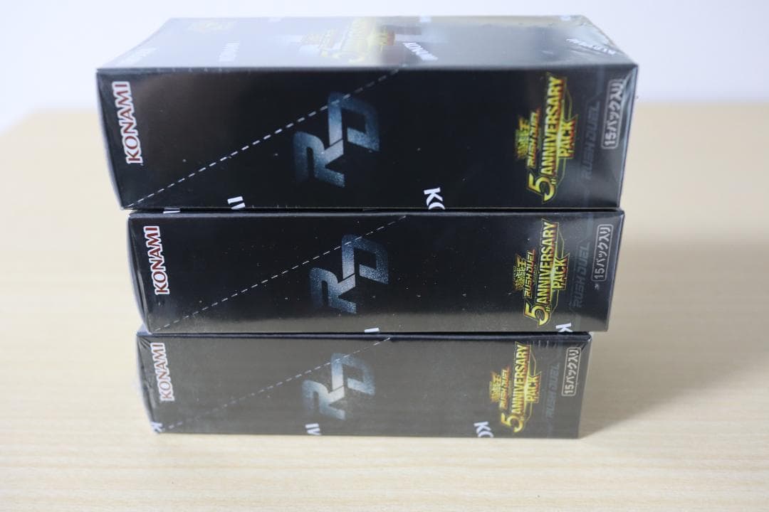 ラッシュデュエル 5th ANNIVERSARY PACK 未開封 3BOX