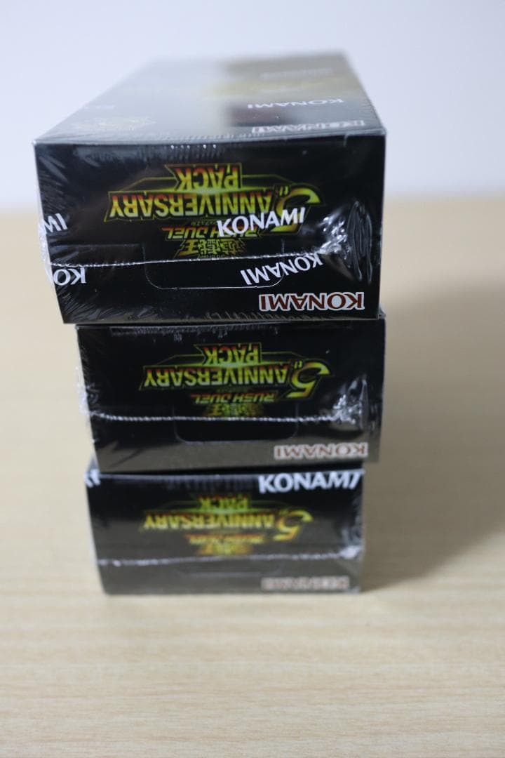 ラッシュデュエル 5th ANNIVERSARY PACK 未開封 3BOX