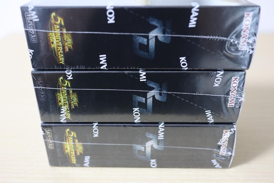 ラッシュデュエル 5th ANNIVERSARY PACK 未開封 3BOX